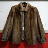 A vintage fur jacket