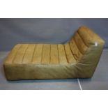 A Timothy Oulton shabby chaise sofa. L.150cm