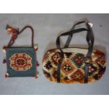 Two Carpet Bags to include a holdall and a shoulder bag