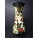 A limited edition Moorcroft vase by Nicola Slaney, 'Liberty Hawthorn' pattern, signed and dated '