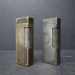 Two vintage Dunhill lighters, H.6.4cm (2)