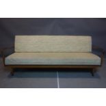A vintage teak sofa bed possibly by Greaves & Thomas