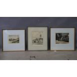Hilda Mary Pemberton (British, 1885-1973), three etchings of South Africa, to include 'In the