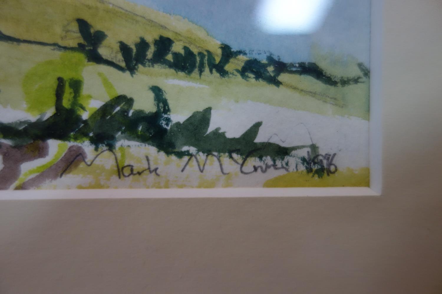 Two watercolours signed Mark McCrum - Image 5 of 5