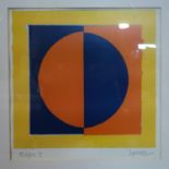 Roy Speltz (American, b.1948) Eclipse I signed and titled in pencil lithograph 30cm x 30cm.