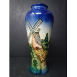 A limited edition Moorcroft vase by Philip Gibson, 'Thaxted design', numbered 43/200 and dated 2000,