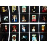 A collection of 80 slides of photographs of Princess Diana, 2 x 3.4cm each