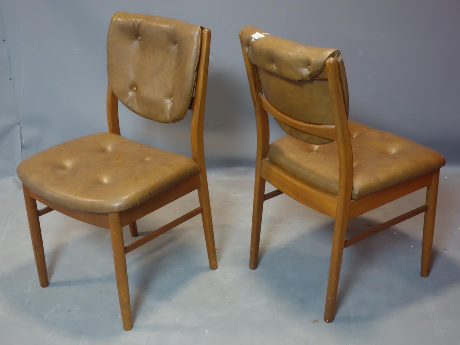 A set of six 20th century teak dining chairs - Image 3 of 3