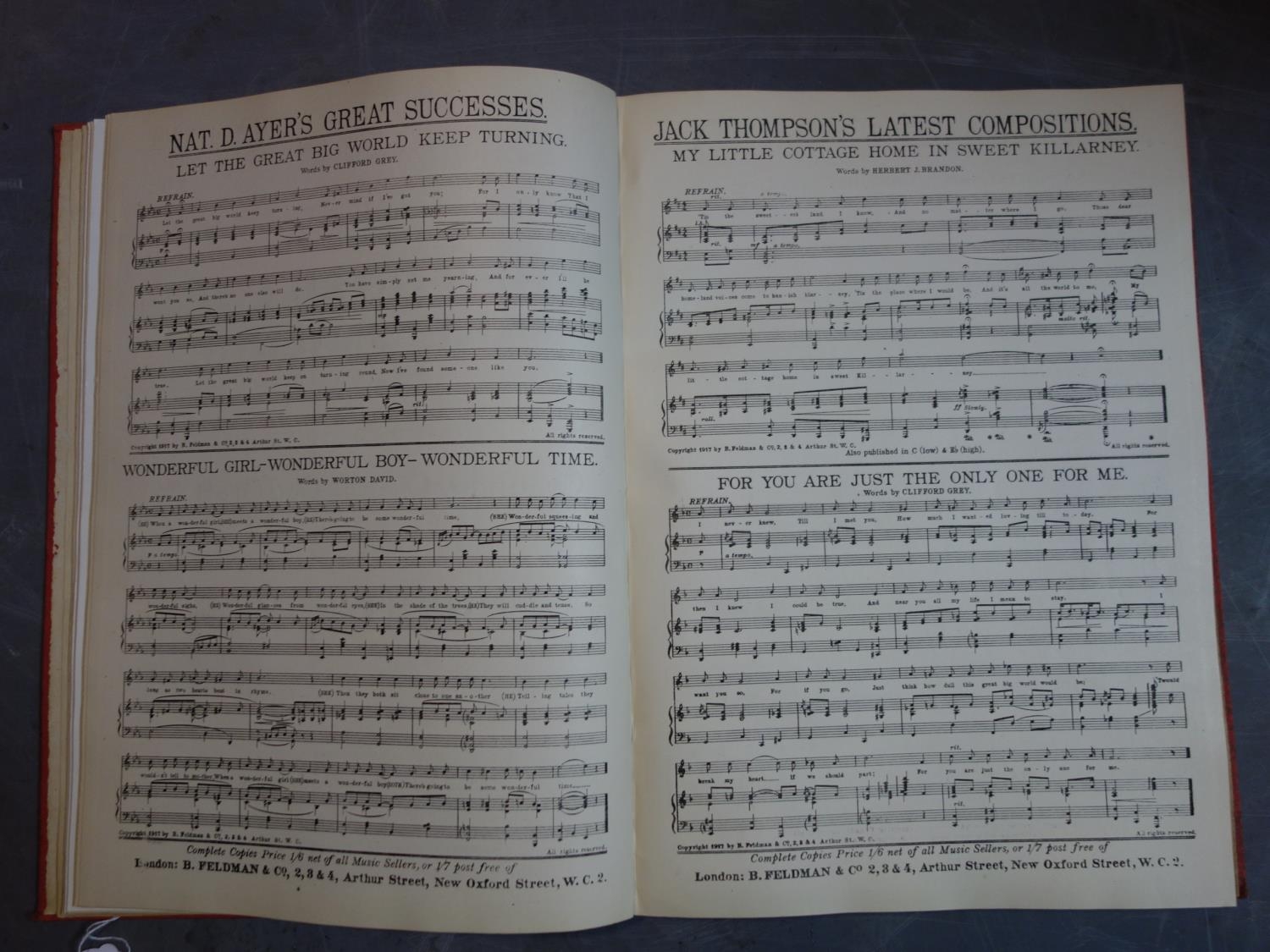 'War Songs' - a bound collection of sheet music - Image 2 of 3