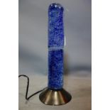 An Alfredo Barbini Murano glass table lamp, H.43cm