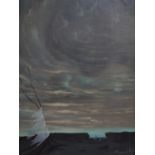 Maurice de Vries, Storm, oil on canvas, signed and dated '69 to lower right, 70 x 60cm