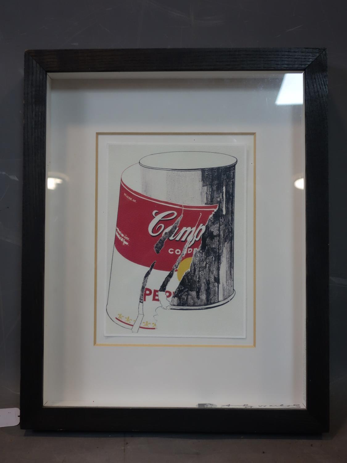 After Andy Warhol (American, 1928-1987), 'Big Torn Campbell's Soup Can (Pepper Pot), 1962', print, - Image 2 of 4