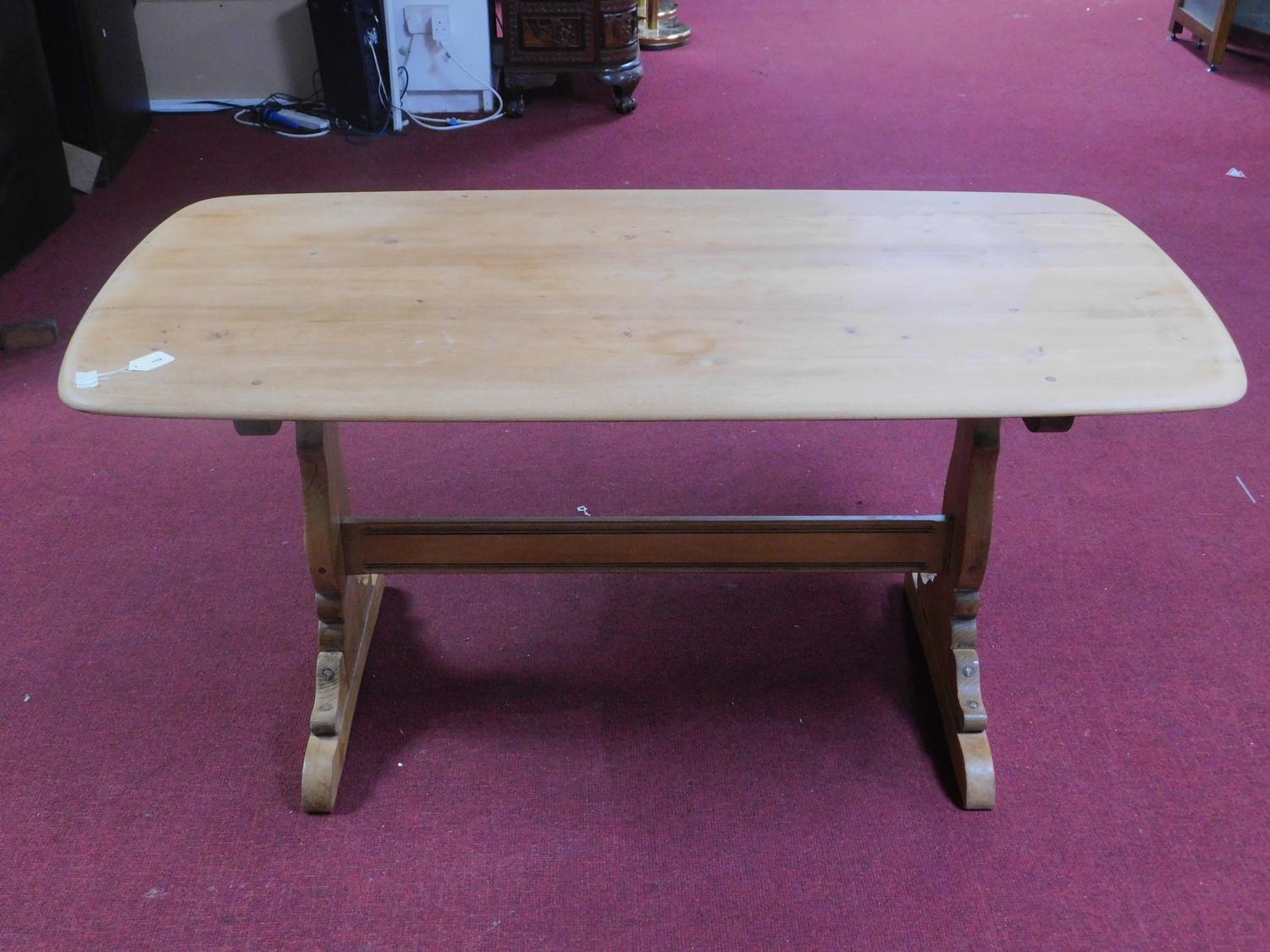 A 20th century Ercol Windsor dining table, H.72 W.151 D.76cm