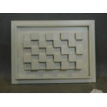 Attributed to Jan J. Schoonhoven (1914-1994), 'R78-5', a 3-D wall plaque, signed and titled to