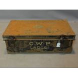 A 'Watertight Jaybeco' metal ammo box by Jones Brothers & Co., Wolverhampton, H.24 W.70 D.38cm