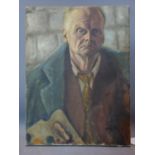 Henry Milton, Portrait of a man, oil on canvas, signed and dated '64 to lower right, 40 x 30cm