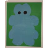Gary Hume (British, b.1962), Untitled Teddy Bear, limited edition screenprint in colours, signed and