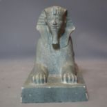 A plaster cast of a Sphinx, 59 x 23cm