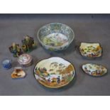 A collection of early 20th century Chinese and Japanese porcelain, to include bowls, plates and