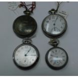 A collection of 4 various Ingersoll pocket watches.