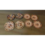 A pair of Imari plates, a set of 4 similar and 2 others. (8) D.25cm (largest)