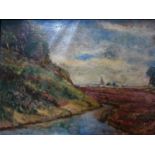 Guy Lemaire (b.1941), Landscape, oil on canvas, signed, 40 x 54cm