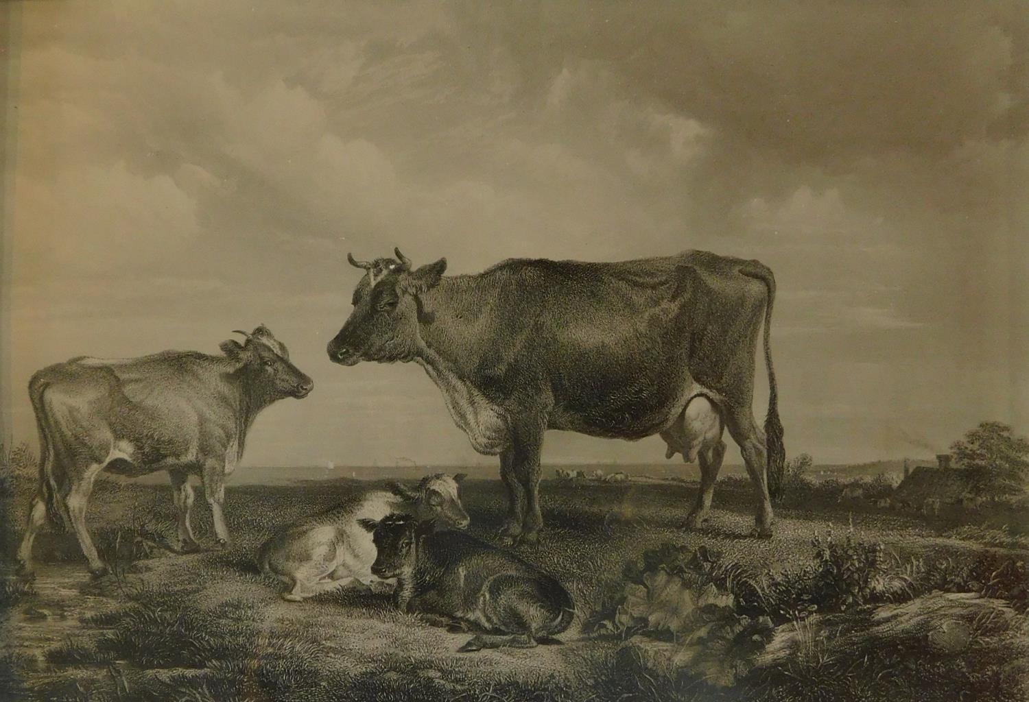 A set of 12 framed and glazed prints, pastoral scenes. H.26 W.32cm - Image 4 of 4