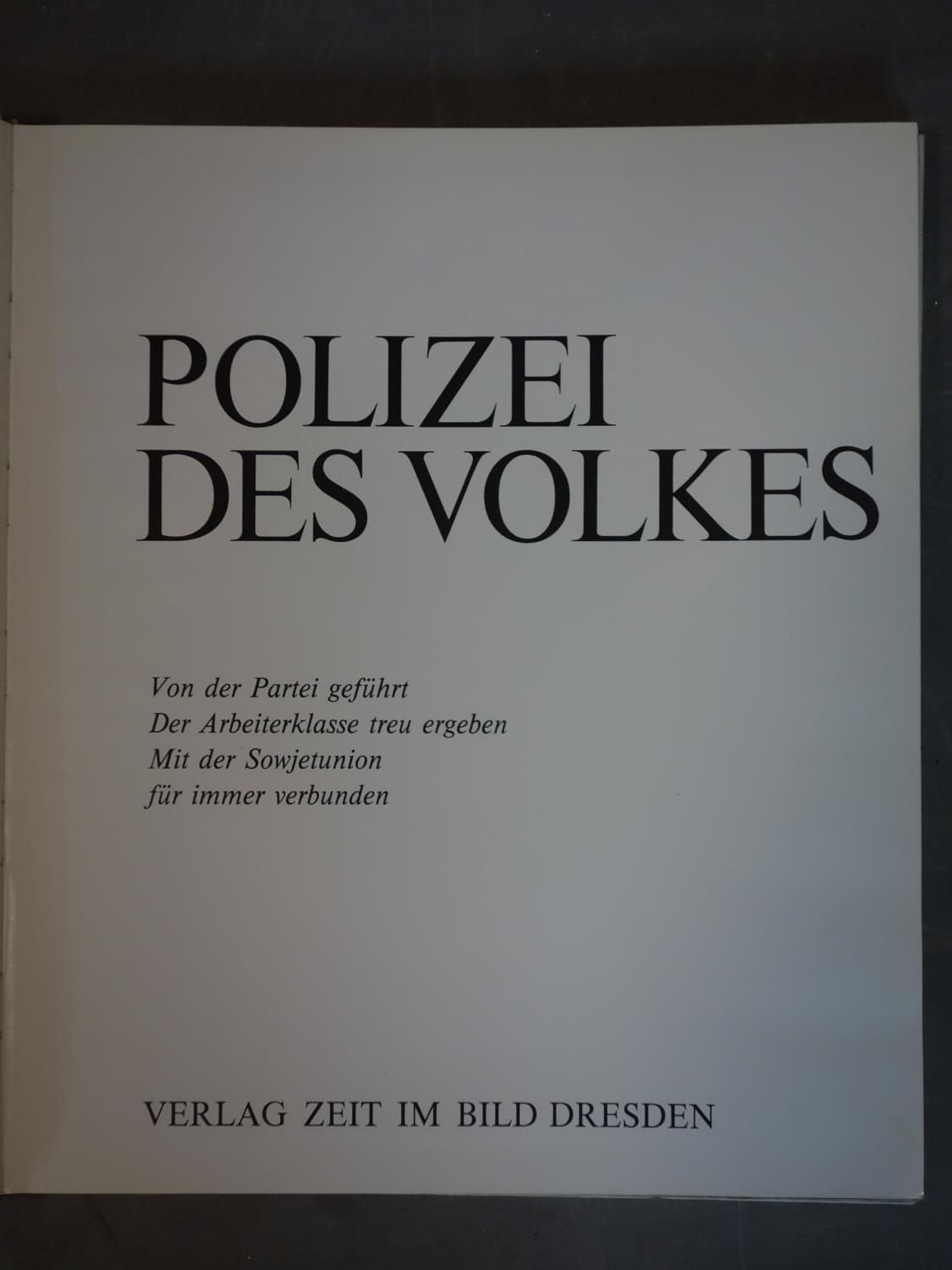 Five vintage DDR books about films, locations and police - Image 2 of 7