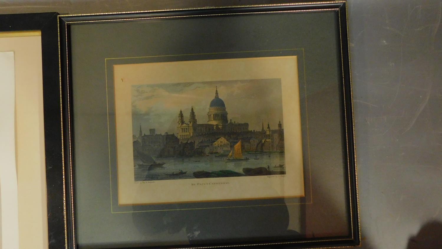 A signed etching of Venice and a collection of 4 various framed and glazed prints. 64x51cm (largest) - Image 10 of 11