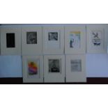 Eight unframed mounted prints of artworks, Braque, Chagall, Klee, Matisse and others. 40x30cm