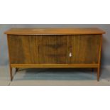 A mid 20th century teak sideboard designed by Richard Hornby for Vanson of Great Britain, retailed