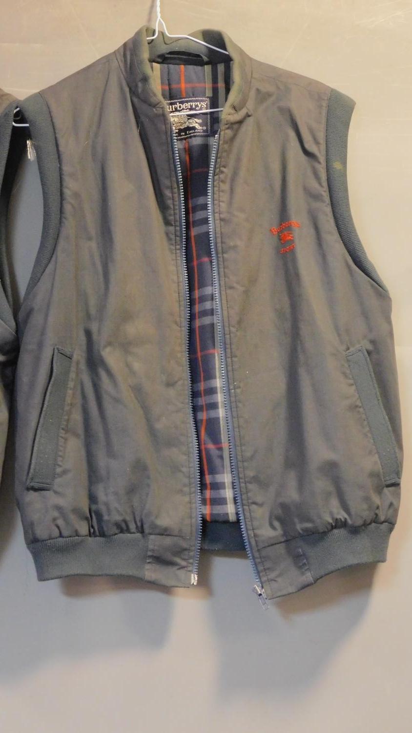 Two men's Burberrys gilets. size M. - Image 3 of 5