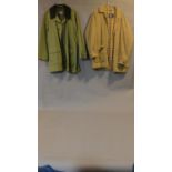 Two men's Burberrys jackets, size M.