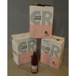 Three half case boxes of Cata Rosa Navarra 2012 wine. (18 bottles).