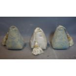 A set of 3 good quality French curtain weights