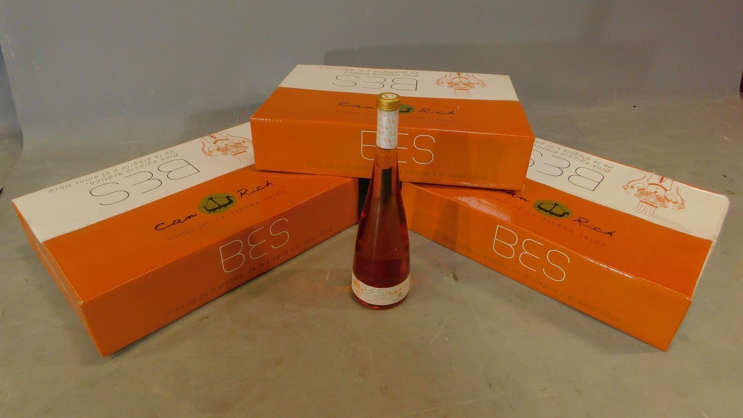 Three half case boxes of BES - Can Rich Syrah 2011 wine. (18 bottles).