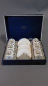 A Royal Worcester porcelain tea set in original box