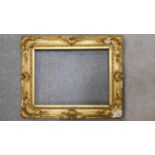 A 19th century vacant gilt wood frame, with artist name W. Collins R.A, 67 x 83cm - outer, 47 x 63cm