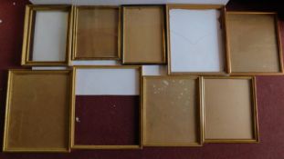 A miscellaneous collection of 9 Frames. 67x57cm.