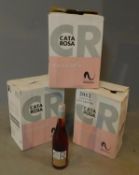 Three half case boxes of Cata Rosa Navarra 2012 wine. Fuller body strength and taste. (18 bottles).