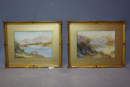 Malcolm Marshall (Late 19th / early 20th century), two Scottish landscapes of Loch Awe and Loch