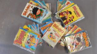 A collection of twenty seven vintage Beano annuals. 1966, 1973-76, 1980-89, 1981-83 (repeats) 1991-