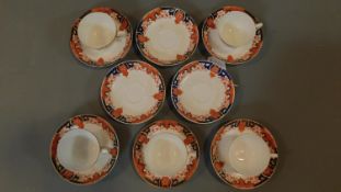 A Royal Crown Derby part tea set.