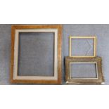 Three vacant picture frames