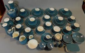 An extensive Poole pottery dinner and tea service. (some chips)