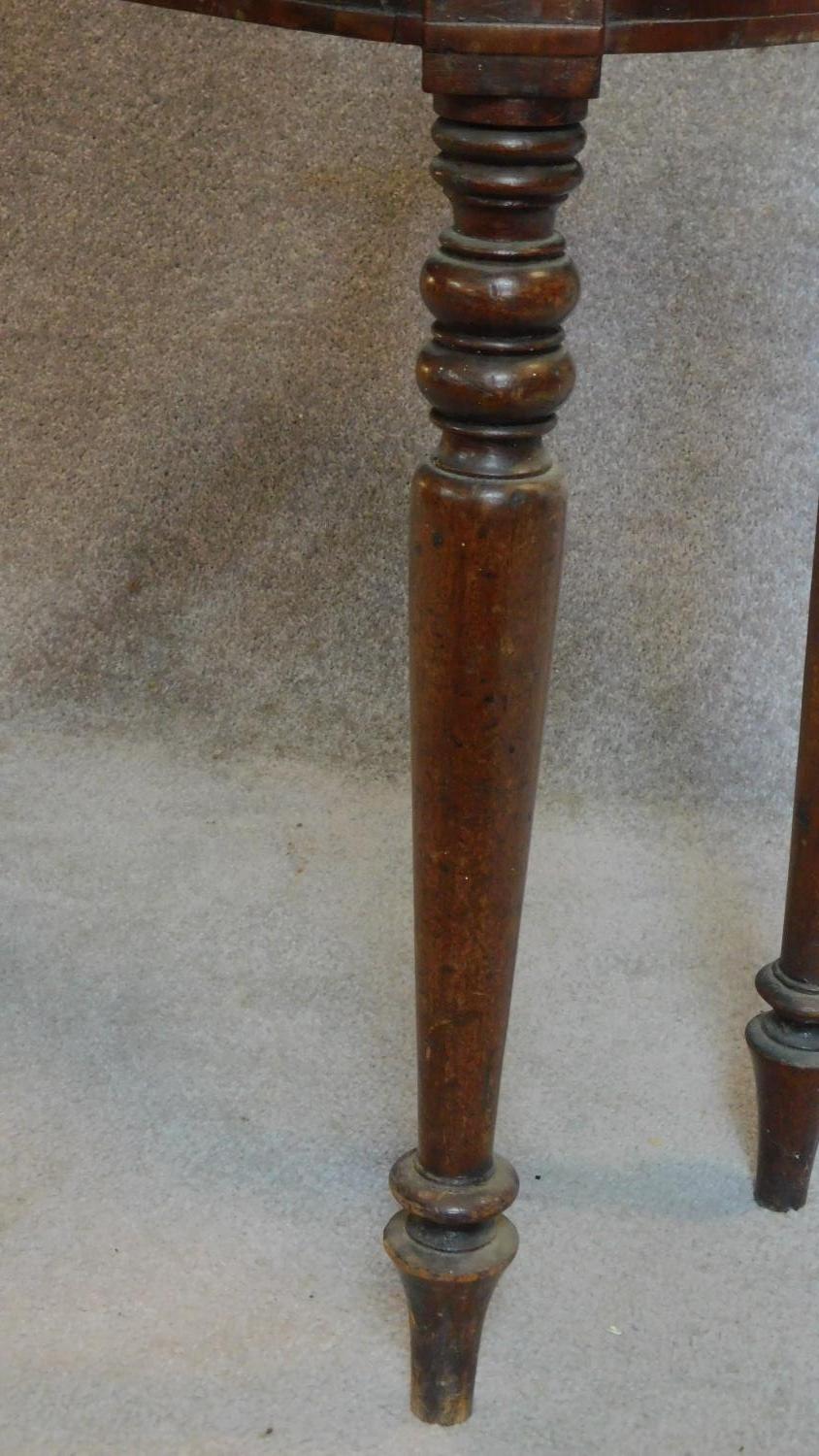 A 19th century mahogany side table with associated top. 70x94x46cm - Image 3 of 5