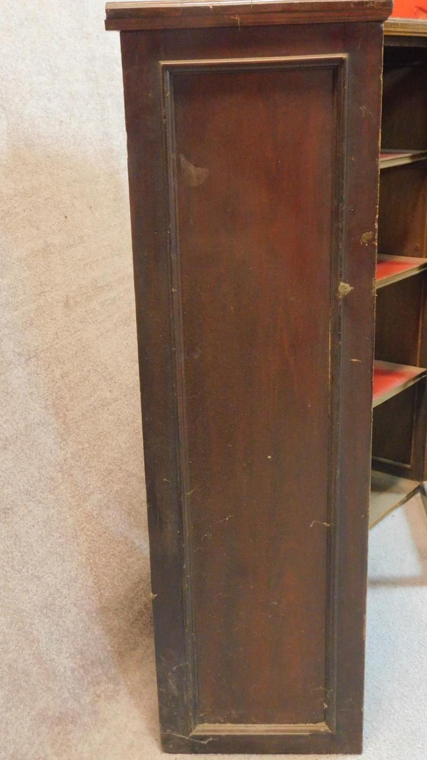 A pair of 19th century glazed bookcases. 110x51x34cm - Image 3 of 6