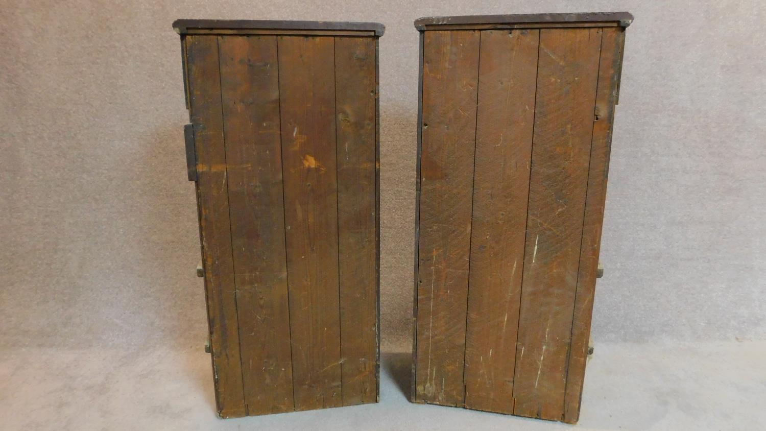 A pair of 19th century glazed bookcases. 110x51x34cm - Image 6 of 6