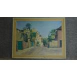 A framed oil on canvas, Campden Hill Square, signed Lilian Taylor. 36x59cm