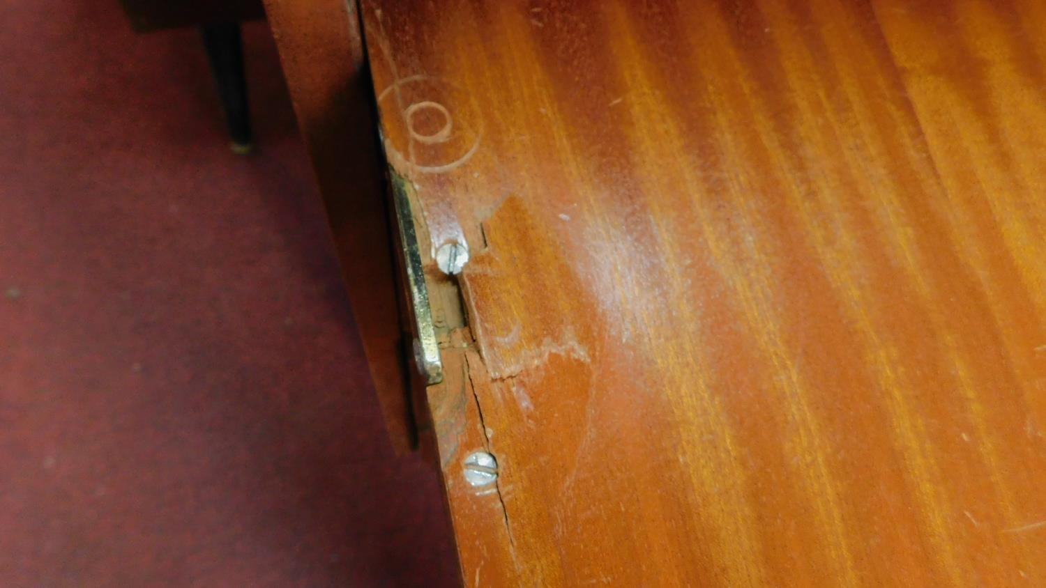 A vintage teak E. Gomme G-Plan fitted bureau cabinet. 185x97x47cm - Image 5 of 5